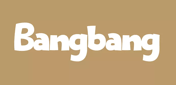 Пример шрифта Bangbang